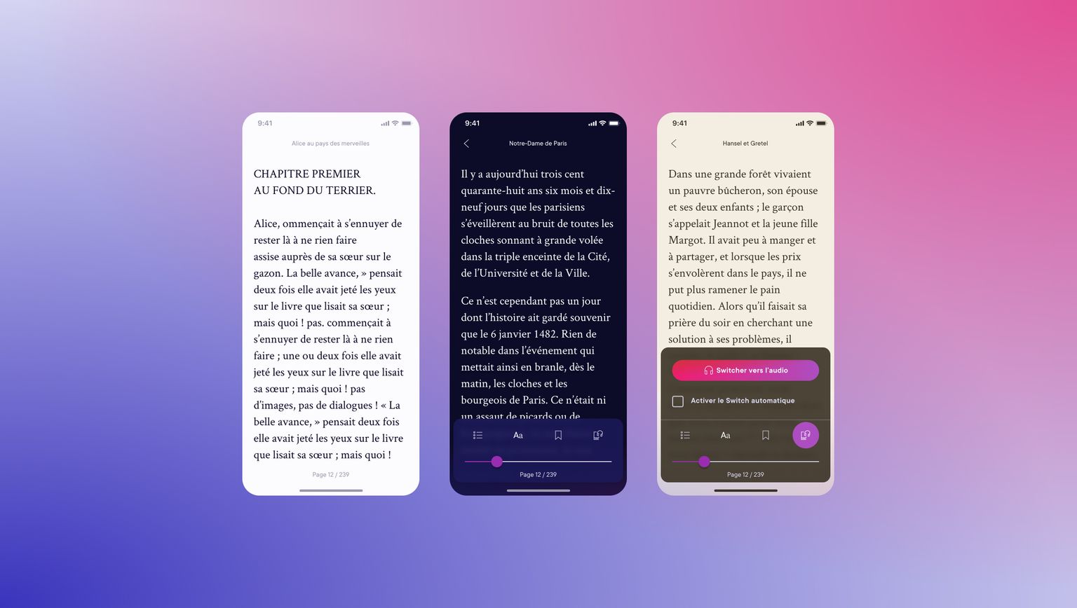 Highly customizable reader app